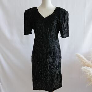 Mark & john by Sam Vintage silk sequin dress size M